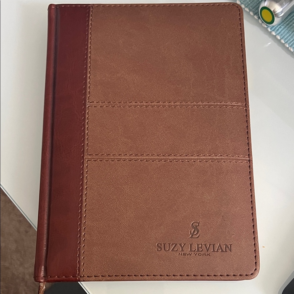 Suzy Levian Brown Leather Journal
